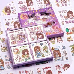 Kawaii Therapy Stickers<Pastel Theme Sticker Set (100pcs)