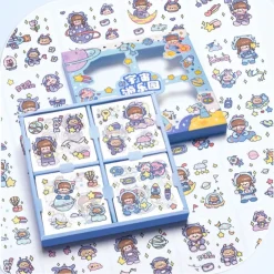 Kawaii Therapy Stickers<Pastel Theme Sticker Set (100pcs)