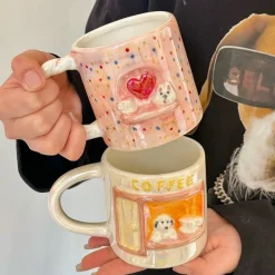 Kawaii Therapy Bottles<Puppy Coffee Cup – Limited Edition