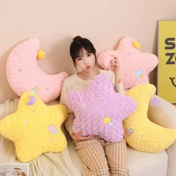 Kawaii Therapy Pillows<Star Moon Soft Candy Pastel Pillow