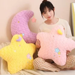 Kawaii Therapy Pillows<Star Moon Soft Candy Pastel Pillow