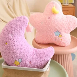 Kawaii Therapy Pillows<Star Moon Soft Candy Pastel Pillow