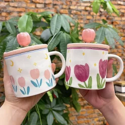 Kawaii Therapy Bottles<Tulip Ceramic Cup (350ml) – Limited Edition
