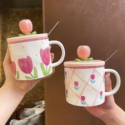 Kawaii Therapy Bottles<Tulip Ceramic Cup (350ml) – Limited Edition