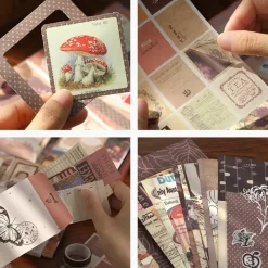 Kawaii Therapy Stickers | Notebooks<Vintage Notebook Diary Gift Set