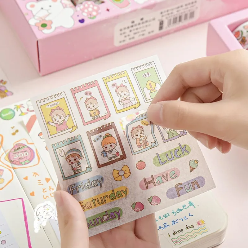Kawaii Therapy Stickers<Washi Tape Harajuku Sticker Set