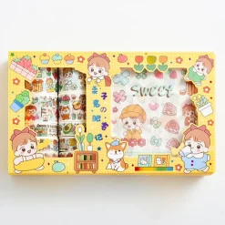 Kawaii Therapy Stickers<Washi Tape Harajuku Sticker Set