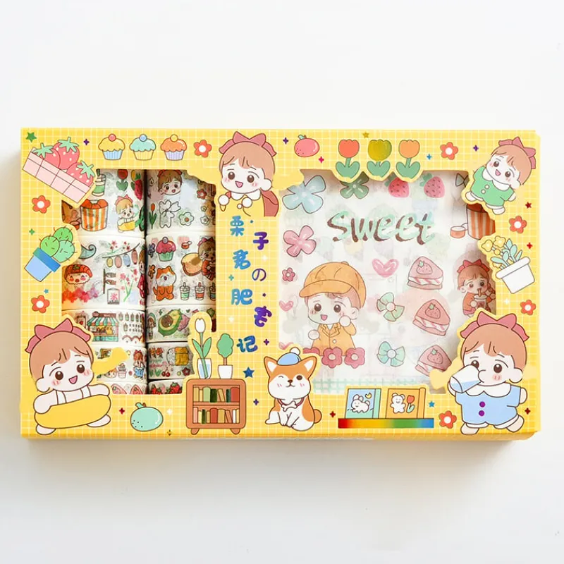 Kawaii Therapy Stickers<Washi Tape Harajuku Sticker Set
