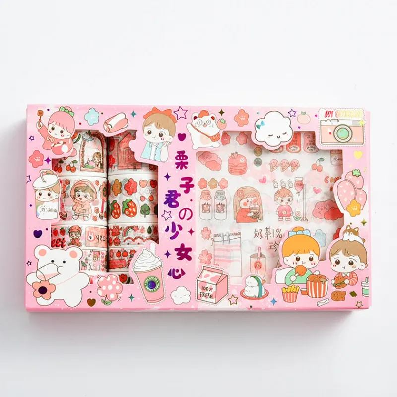 Kawaii Therapy Stickers<Washi Tape Harajuku Sticker Set