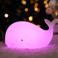 Kawaii Therapy Kawaii Lamps<Kawaii Whale Soft Silicone Lamp – Limited Edition