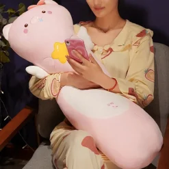 Kawaii Therapy Cute Stuffed Animals | Giant Stuffed Animals<Kawaii Winged Long Animal Plush Pillow – Limited Edition