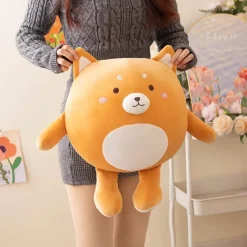 Kawaii Therapy Cute Stuffed Animals | Shiba<The Cuddle Squad Stuffed Chubby Animal XL (40cm)